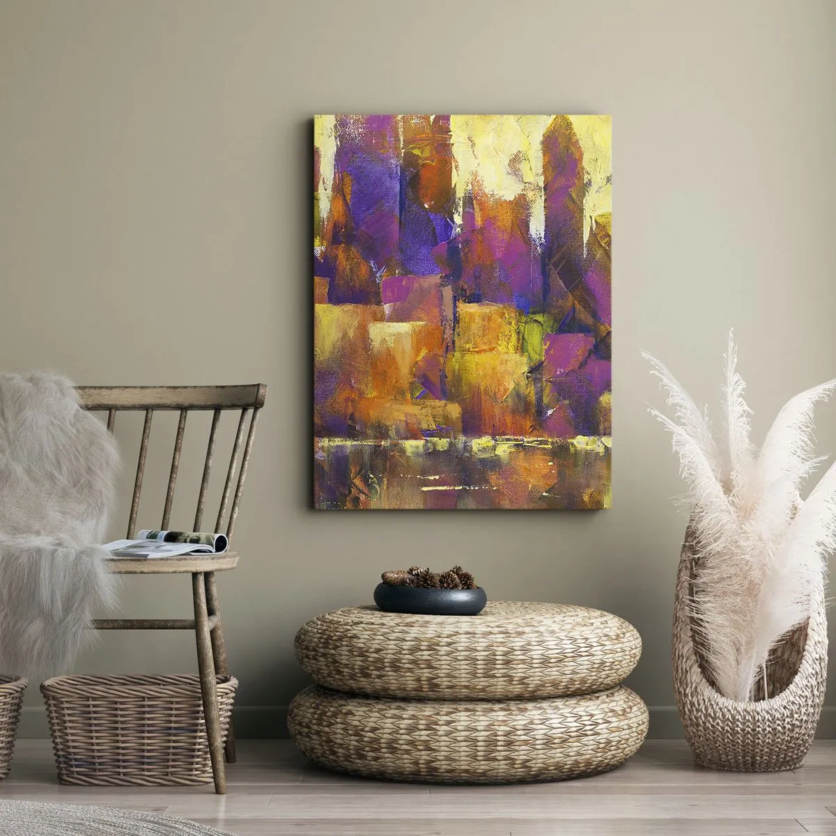 Canvas picture - Metropolitan Composition - 50x70 cm