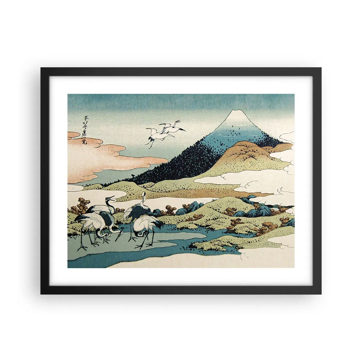 Poster in black frame - In a Japanese Spirit - 50x40 cm