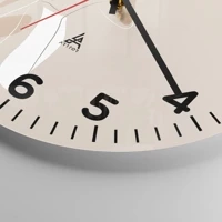 Clock face with numbers
