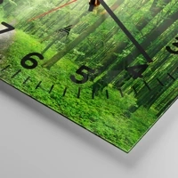 Clock face with numbers