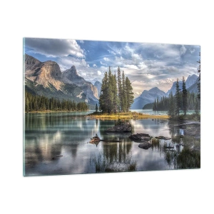 Glass picture - By Big and Clear Waters - 120x80 cm