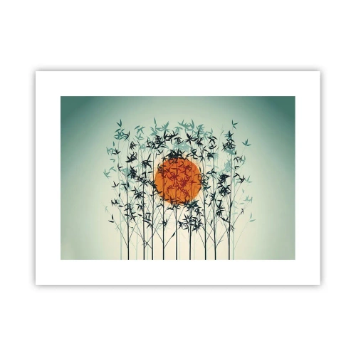 Poster - Japanese Sun - 40x30 cm