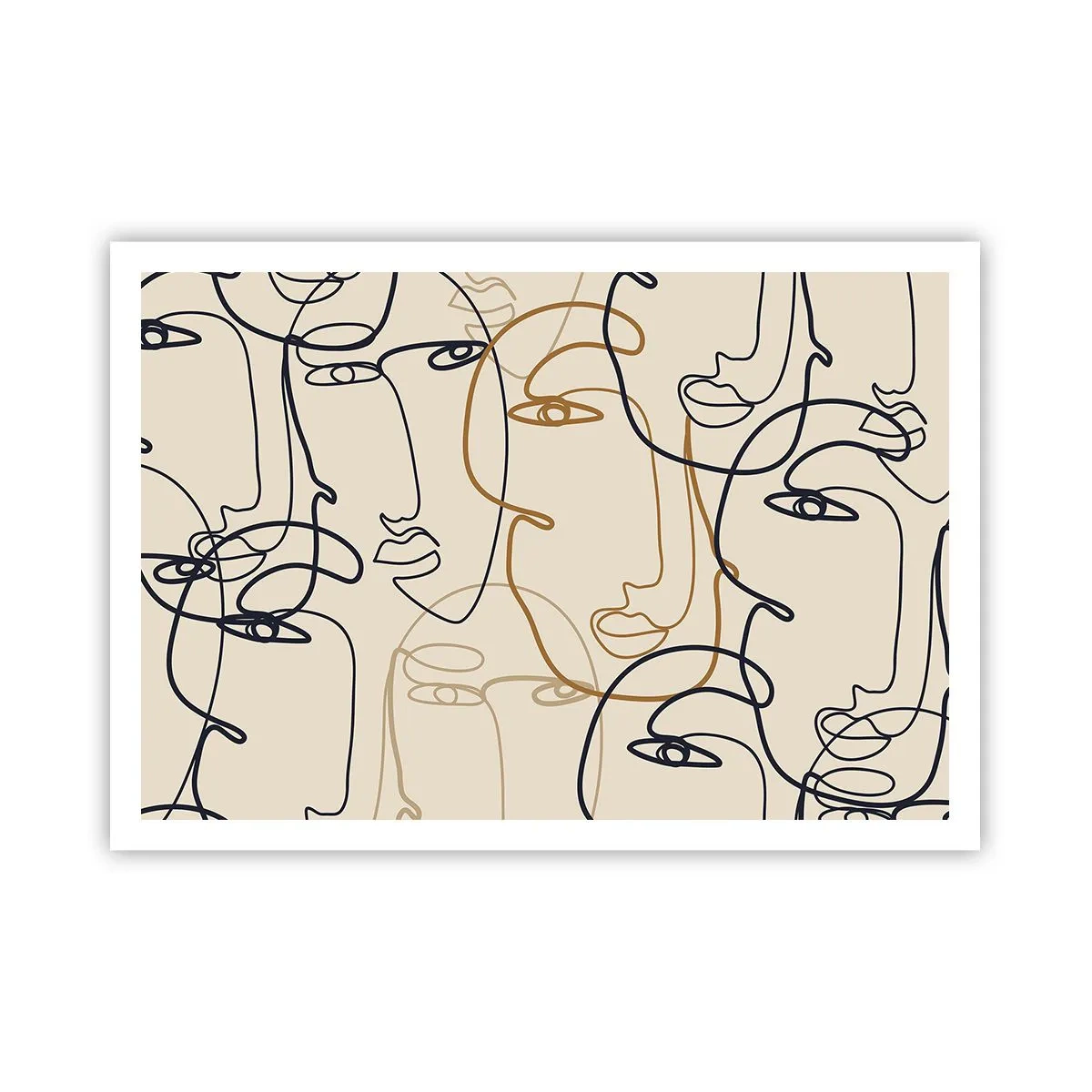 Poster - Multiplied Portrait - 100x70 cm