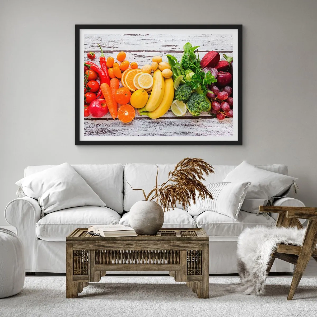 Poster in black frame - Is that Not Enough? - 50x40 cm