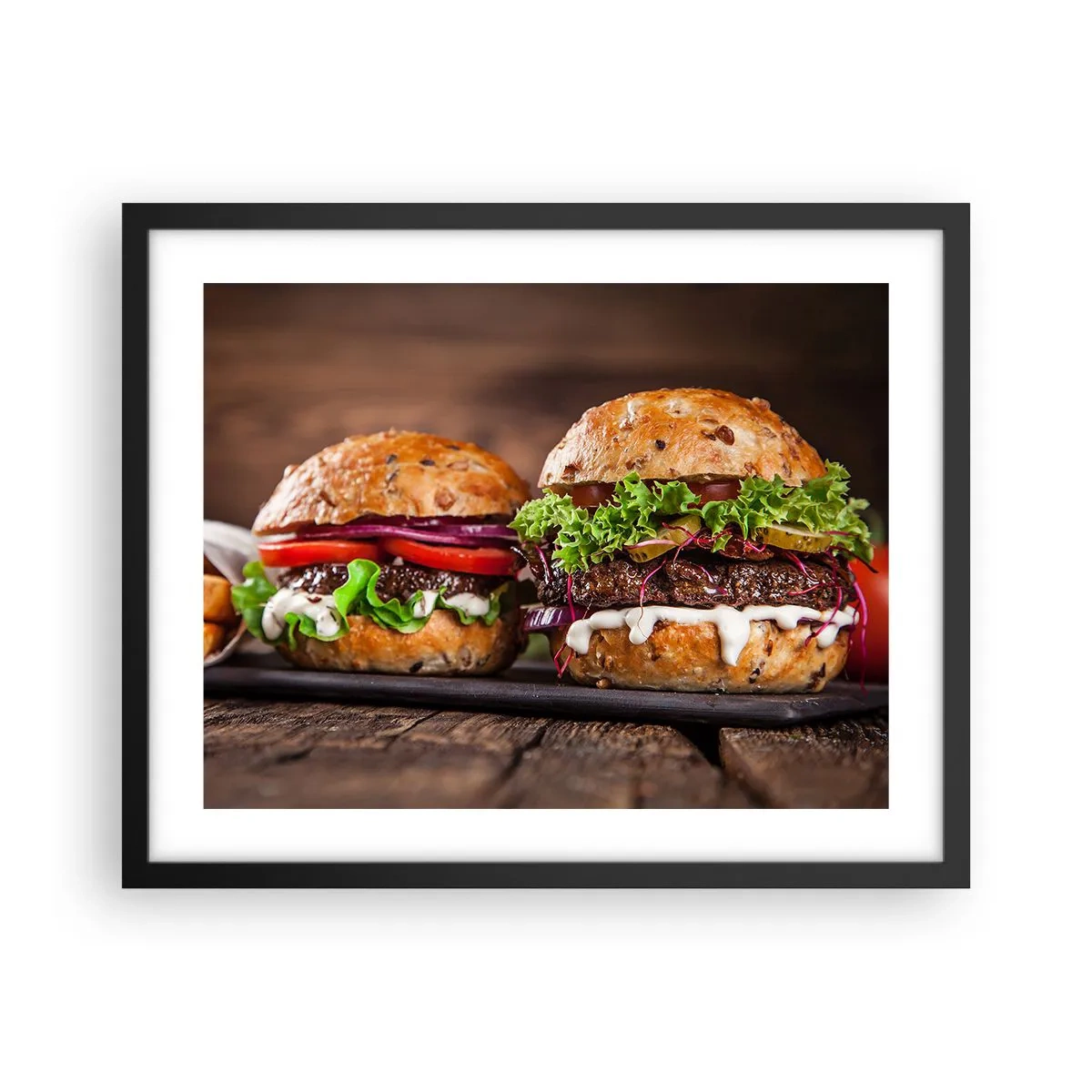 Poster in black frame - American Dream - 50x40 cm