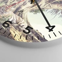 Clock face with numbers