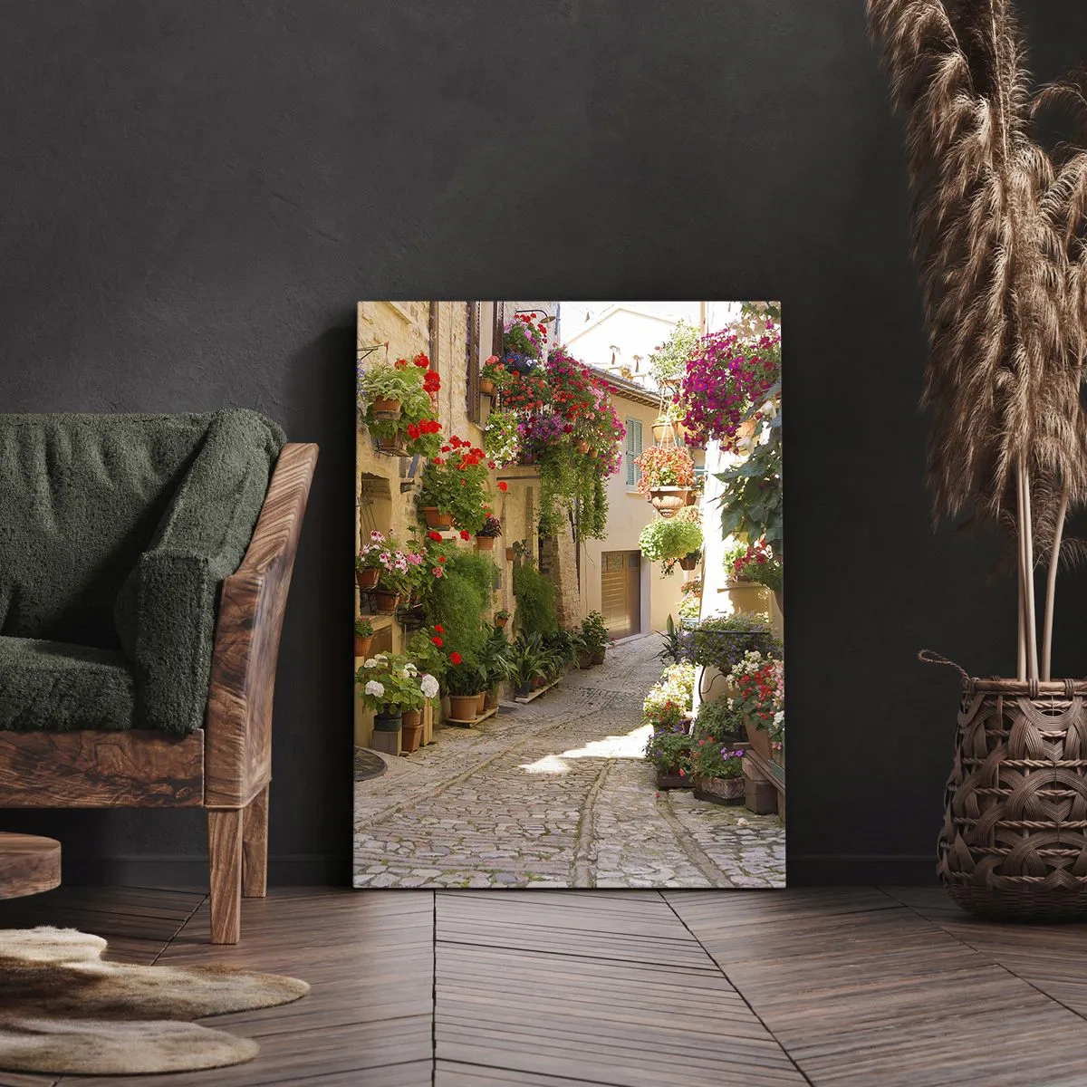 Canvas picture - Flood of Flowers - 70x100 cm