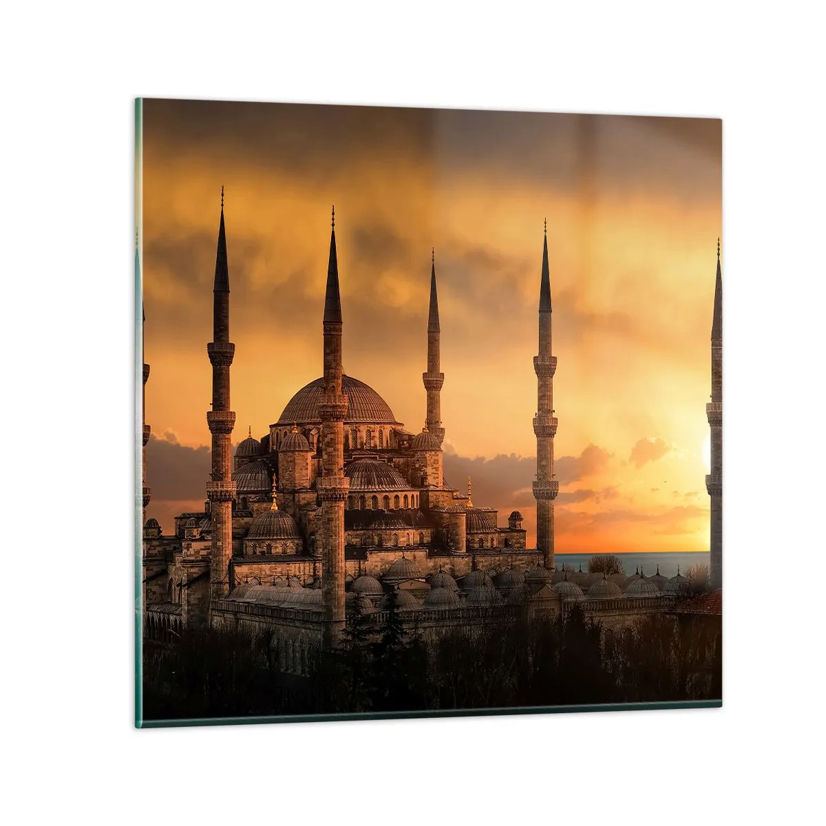 Glass picture - God Is Great - 30x30 cm