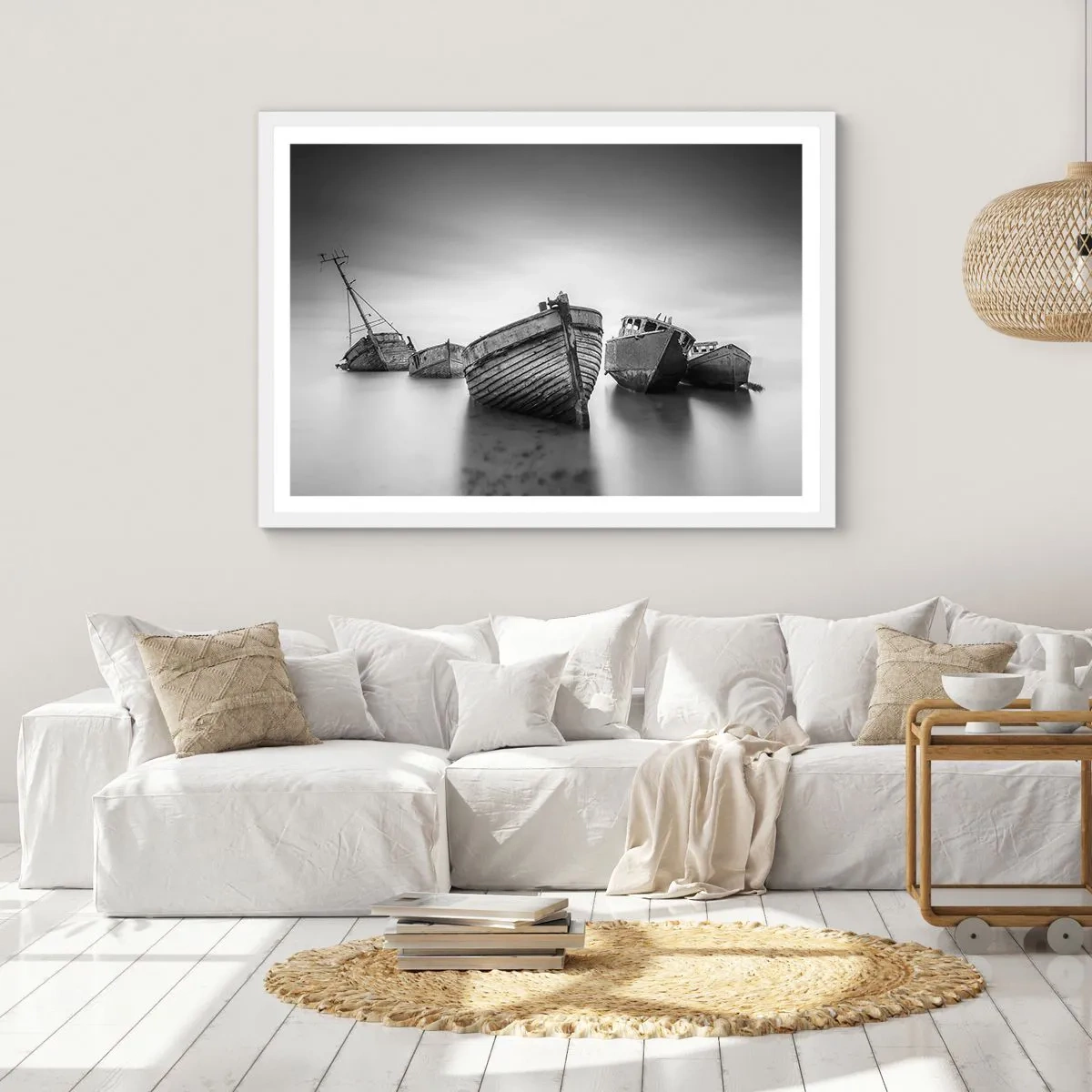 Poster in white frmae - Now Only a Memory - 100x70 cm