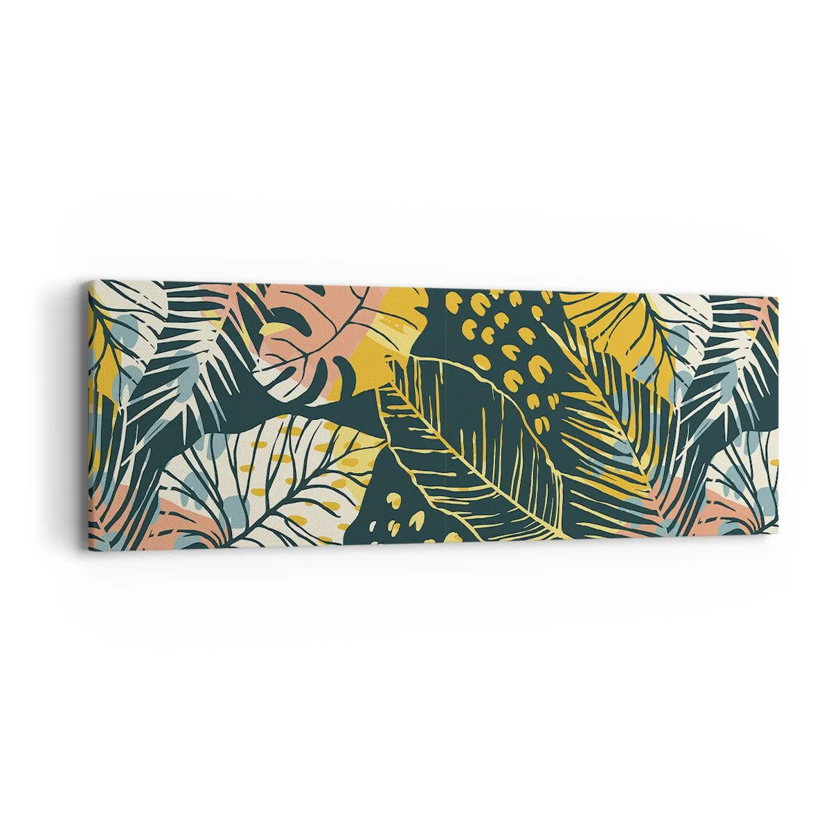 Canvas picture - Leafy Fantasy - 90x30 cm
