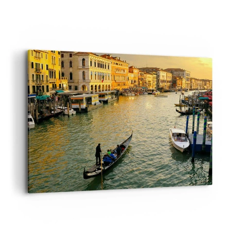 Canvas picture - On the Sunny side of a Street - 120x80 cm