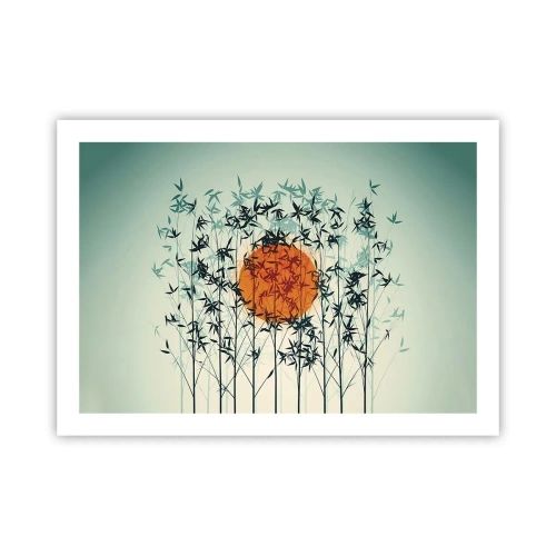 Poster - Japanese Sun - 70x50 cm