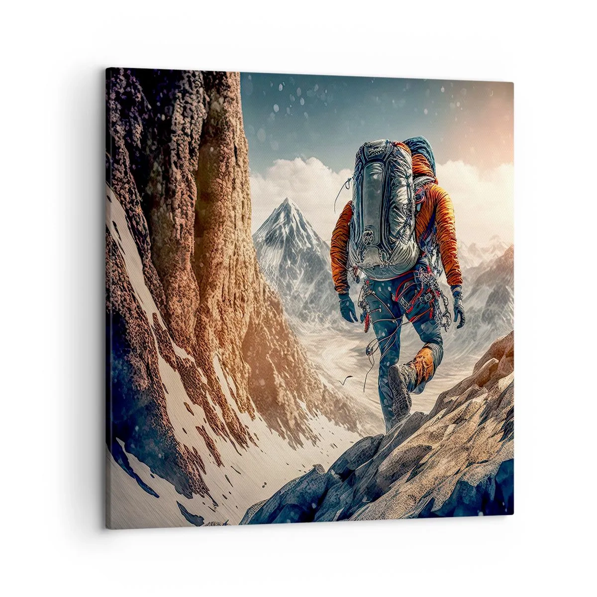 Canvas picture - Lonely Warrior - 50x50 cm