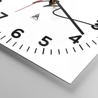 Clock face with numbers