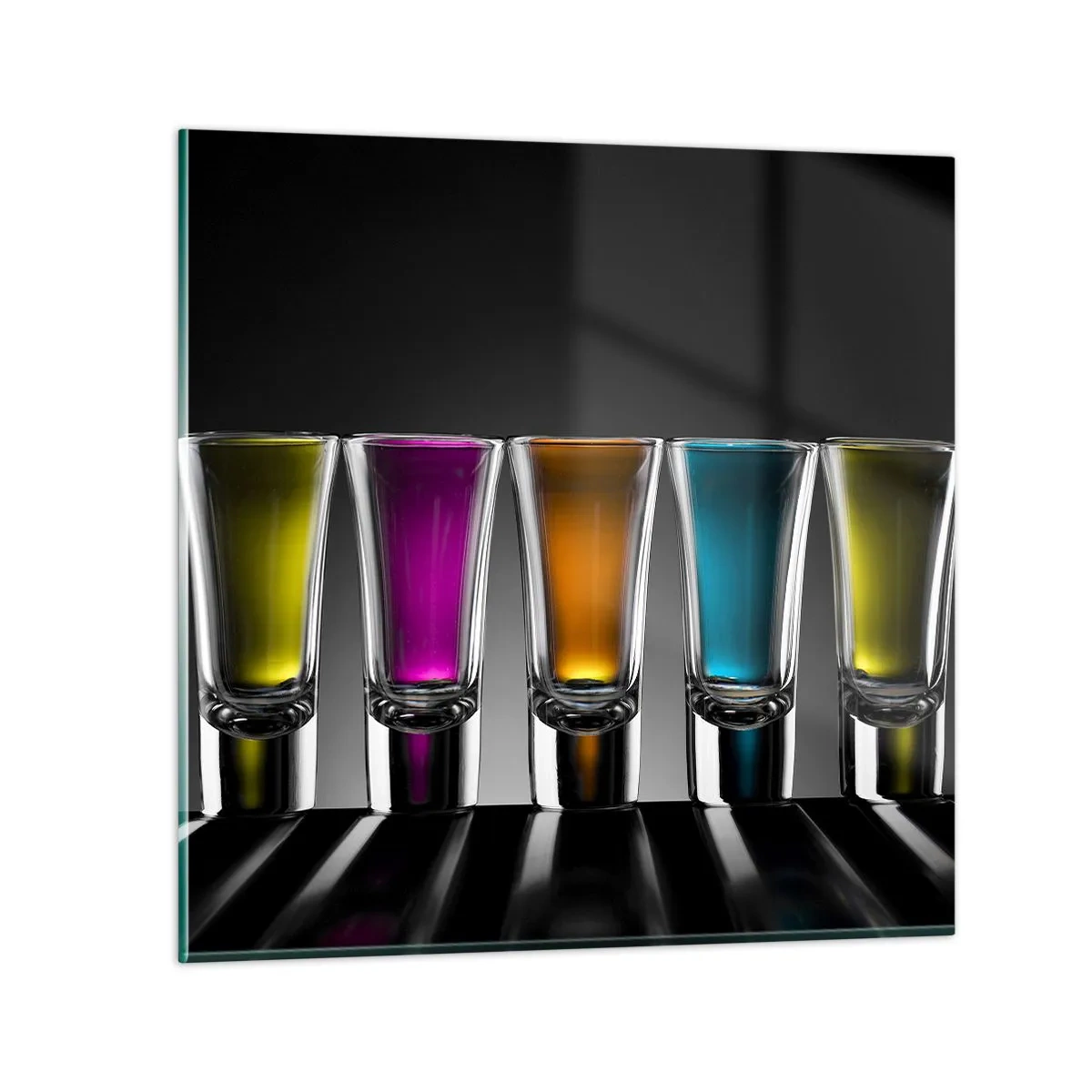 Glass picture - Colours of Joy - 30x30 cm