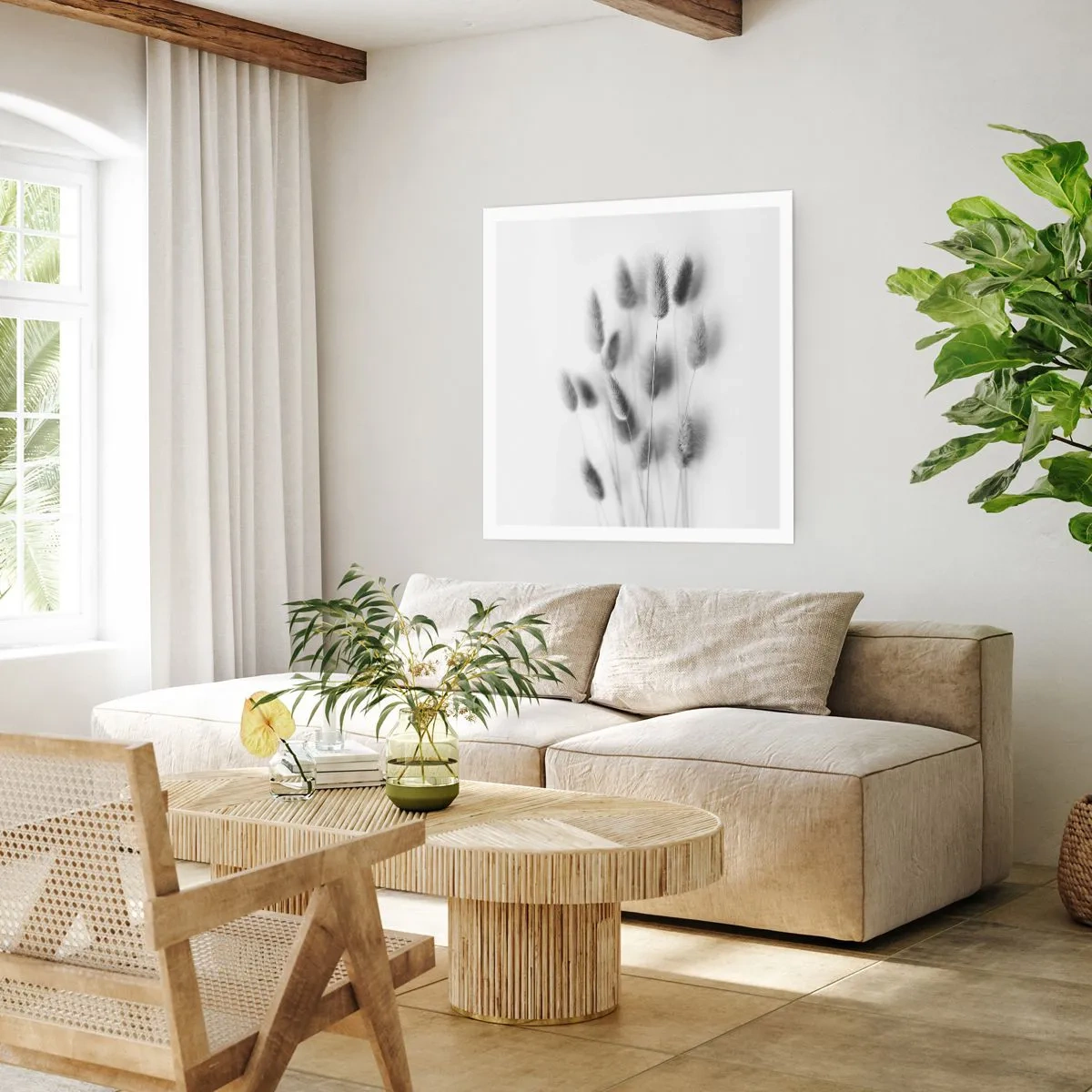 Poster - Her Softness Grass - 60x60 cm