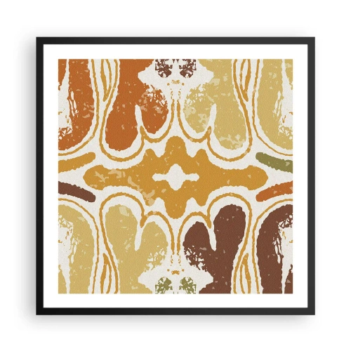 Poster in black frame - Sentimental Abstract - 60x60 cm