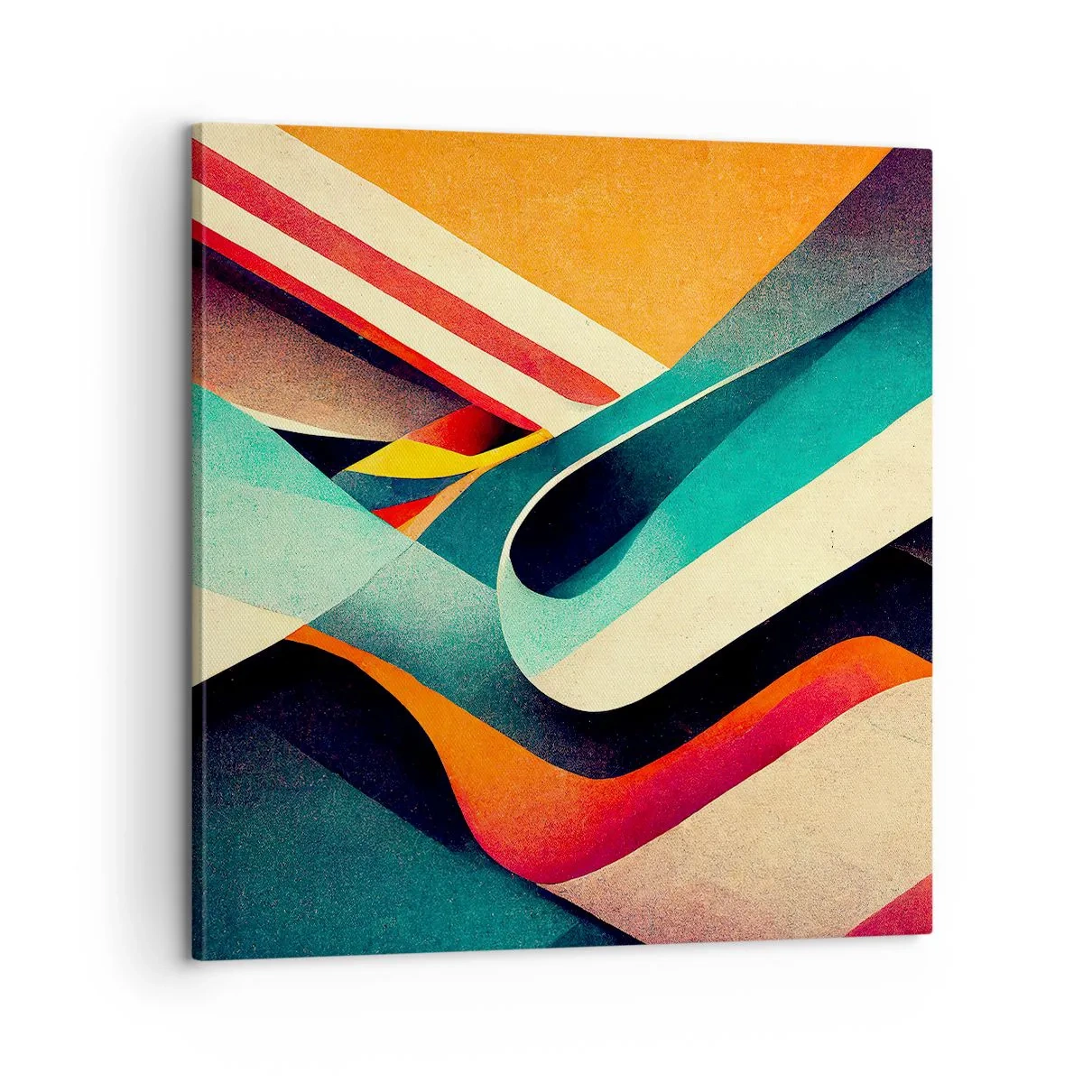 Canvas picture - Intense Composition - 60x60 cm