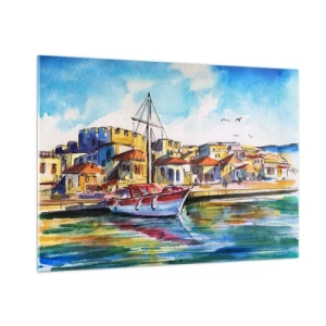 Glass picture - Rainbow Afternoon - 100x70 cm