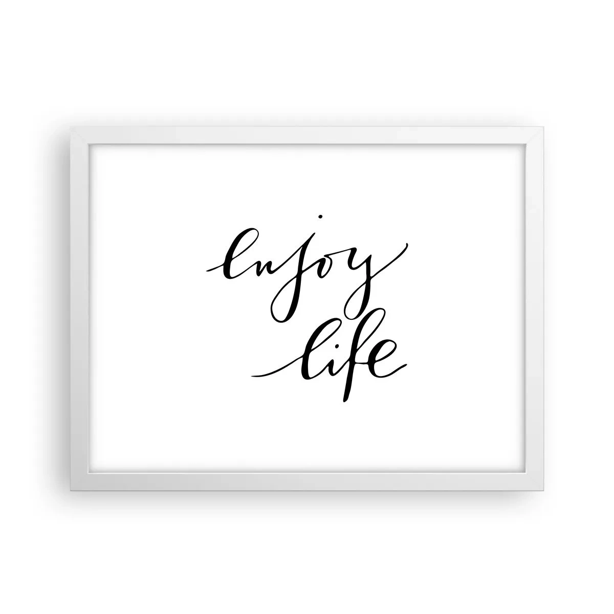 Poster in white frmae - Nothing to Add… - 40x30 cm