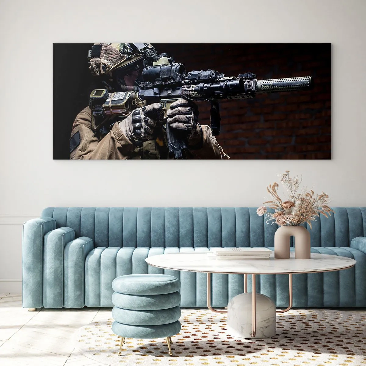 Glass picture - Deadly Effective - 90x30 cm