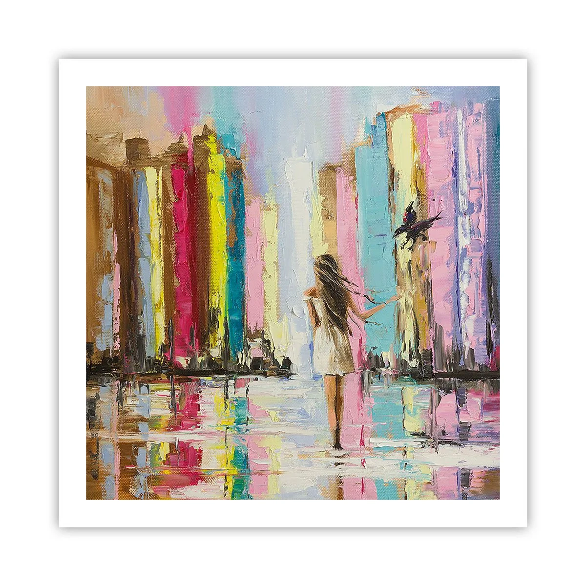 Poster - Follow Me - 60x60 cm