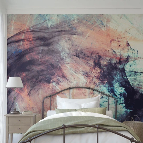 Self-Adhesive Photo Wallpaper Deluxe Sticker - Feel the Wind - Abstraction, Piece, Modern Pattern - 200x140 cm