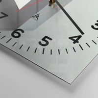 Clock face with numbers