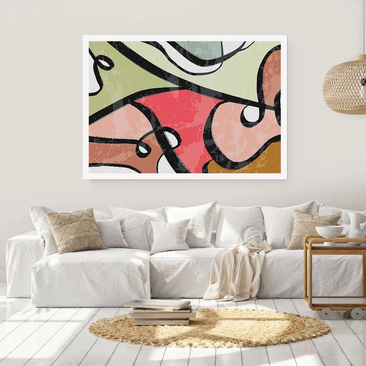 Poster - Pirouettes Among Colours - 50x40 cm