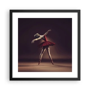 Poster in black frame - Prima Ballerina - 40x40 cm