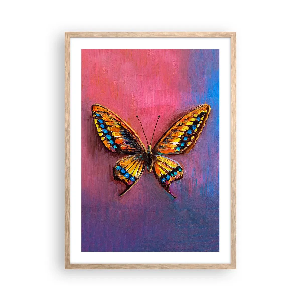 Poster in light oak frame - Jewel of Nature - 50x70 cm