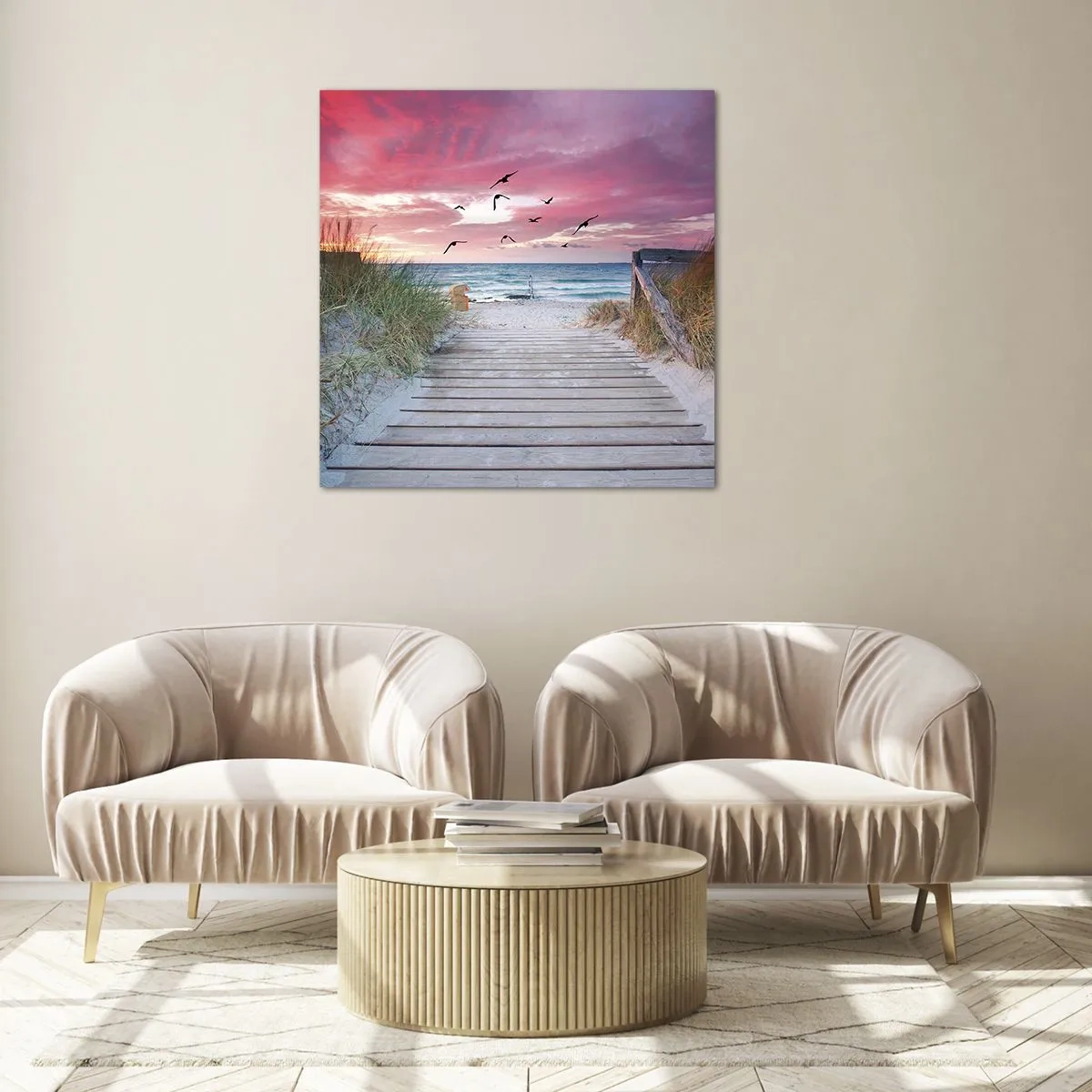 Glass picture - Baltic Impression - 60x60 cm