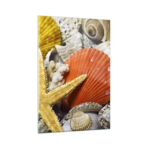 Glass picture - Treasures of the Ocean - 80x120 cm