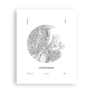 Poster - Anatomy of Copenhagen - 40x50 cm