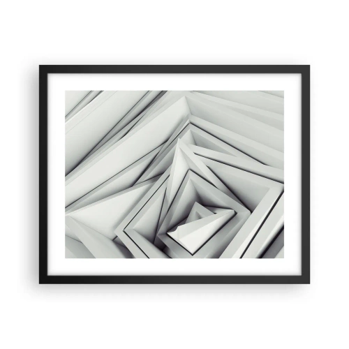 Poster in black frame - Acute Angles Budding - 50x40 cm