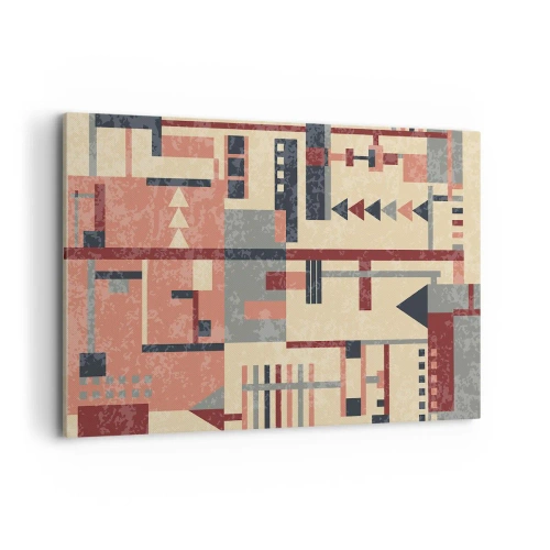 Canvas picture - Combinations of Verticals and Horizontals - 120x80 cm