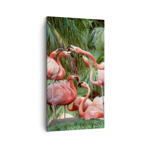 Canvas picture - Afternoon Gossip - 45x80 cm