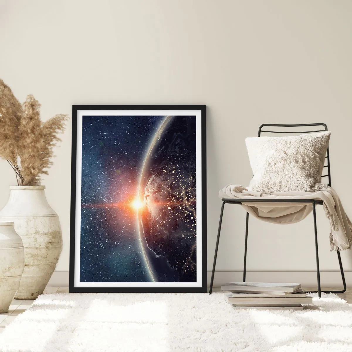 Poster in black frame - In a New Perspective - 30x40 cm