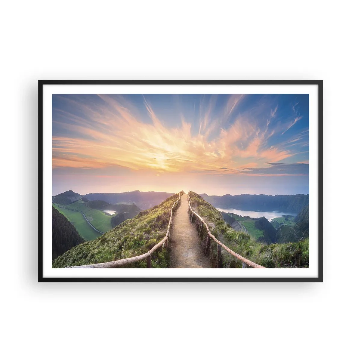 Poster in black frame - Close to Heaven - 100x70 cm