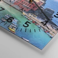 Clock face with numbers