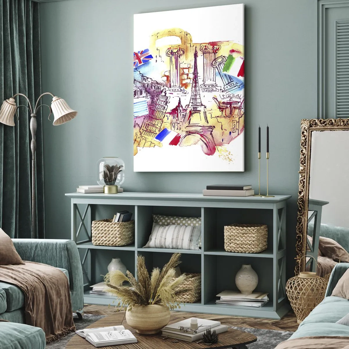 Canvas picture - European Tour - 50x70 cm