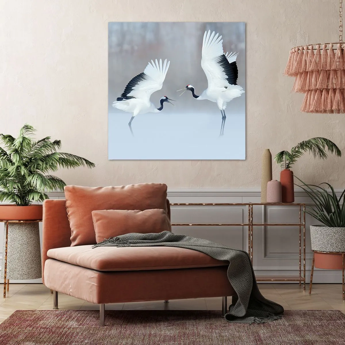 Canvas picture - Dance in the Fog - 50x50 cm