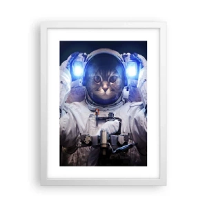 Poster in white frmae - Houston, You've Got a Problem - 30x40 cm
