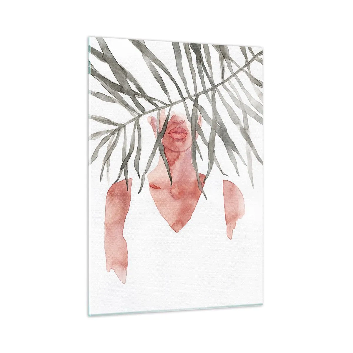 Glass picture - Lady of the Tropics - 50x70 cm