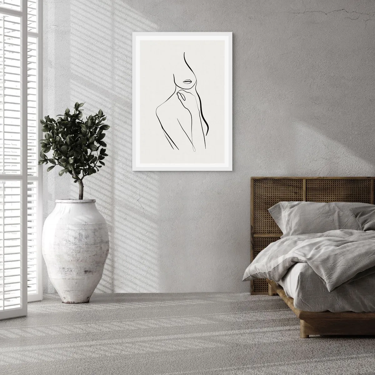 Poster in white frmae - Wave of Melancholy - 40x50 cm