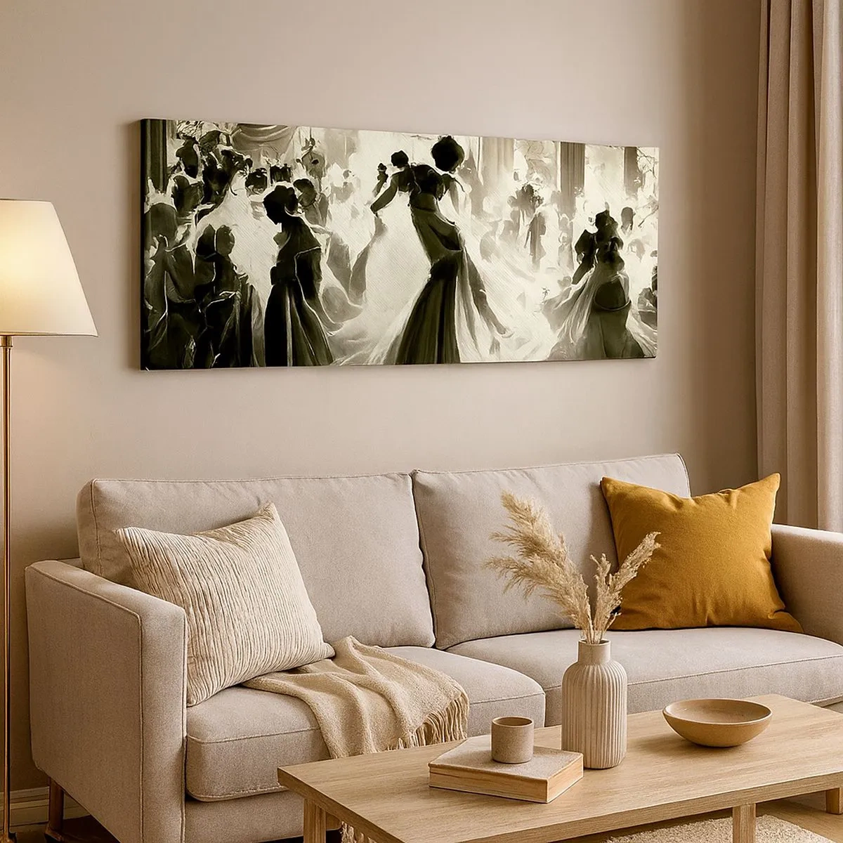 Canvas picture - Big Masquerade - 100x40 cm