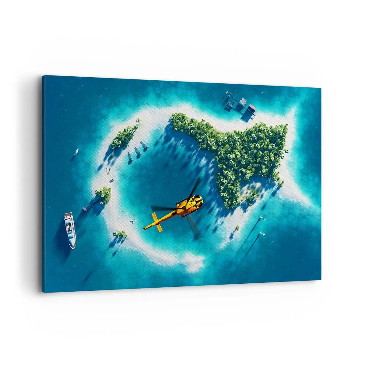Canvas picture - Get Yourself an Island - 100x70 cm