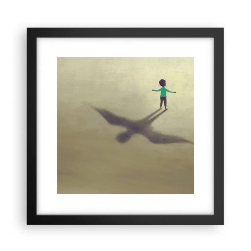 Poster in black frame - Hero of the Future - 30x30 cm