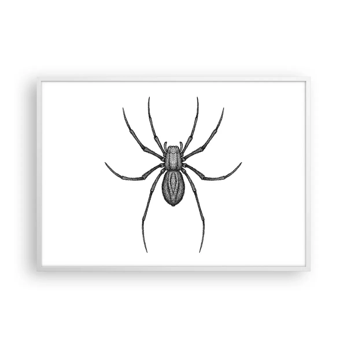 Poster in white frmae - Disturbing Precision - 100x70 cm