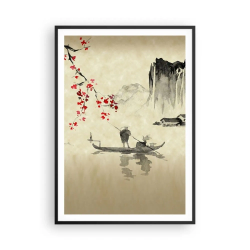 Poster in black frame - In Cherry Blossom Country - 70x100 cm